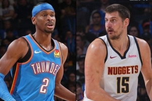 最强对决！美媒晒SGA和约基奇本场数据：35+9+15VS32+14+13