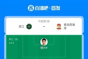 浙江vs西海岸首发：5外援PK4外援！王钰栋托利奇先发，阿齐兹出战