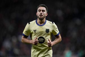 每体：埃里克·加西亚腿筋不适缺战纽卡，将接受医学检查消除疑虑