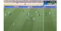 比赛第47分钟，刘浩帆回防时卡身位失误，刘诚宇射门被赵博扑出
