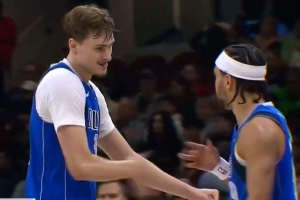 分差20分了！弗拉格飞身大帽哈登&反击助攻内姆哈德三分打停骑士