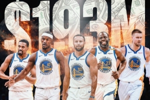 8名大将缺席！勇士今日缺阵球员薪资达1.93亿 占全队薪水的93%！