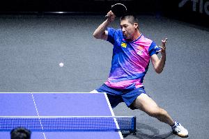 周启豪获得男队第一次选拔赛的冠军，拿到伦敦世乒赛参赛资格