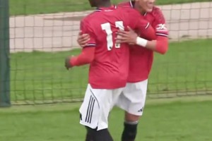 刮出天才新星？曼联15岁小将跳级踢U18联赛22场20球3助