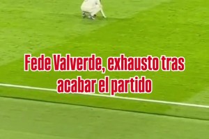 拼到力竭！终场哨响后，全场飞奔的铁人终于累得蹲下了