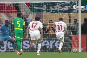 再看一遍！非洲杯决赛迪亚斯点球罚进就夺冠，可惜勺子点球被没收