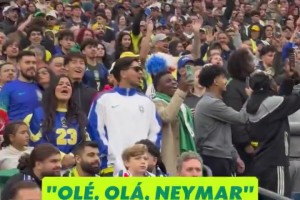 安切洛蒂感受到压力？巴西球迷在比赛中高喊“内马尔！内马尔！”